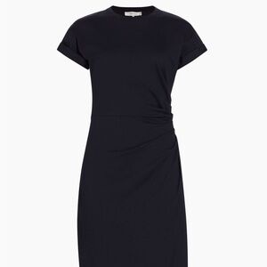FRAME COTTON WRAP STYLE Navy  Women's Midi dressDress
